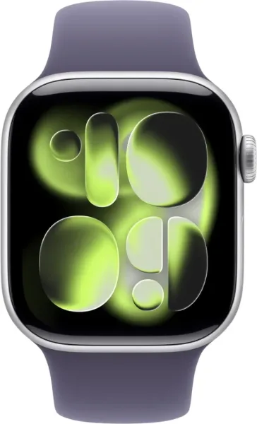 APPLE WATCH SERIES 11 CAJA PLATA GPS 42mm CORREA MORADA M/L