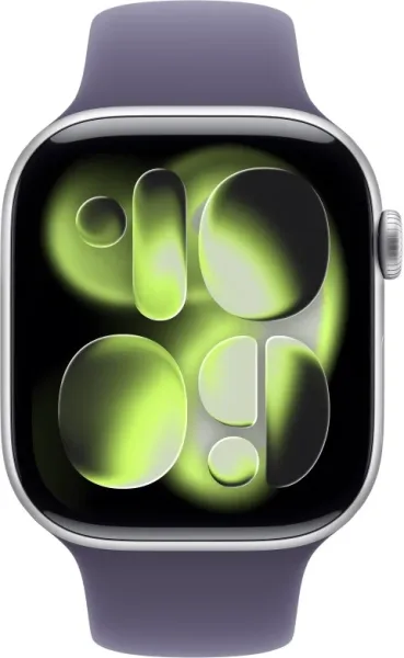 APPLE WATCH SERIES 11 CAJA PLATA GPS 46mm CORREA MORADA M/L