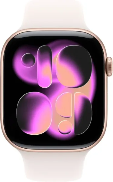 APPLE WATCH SERIES 11 CAJA TITANIO ORO GPS+CELL 42mm CORREA ROSA RUBOR M/L