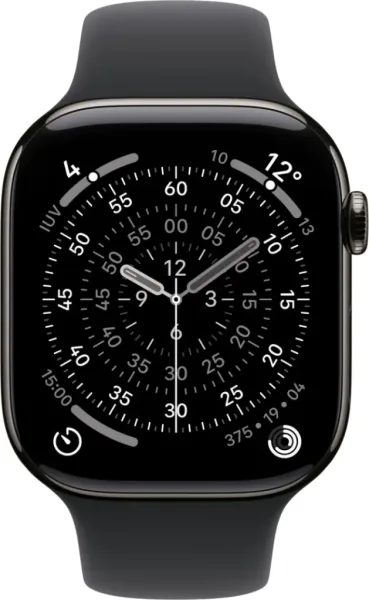 APPLE WATCH SERIES 11 CAJA TITANIO PIZARRA GPS+CELL 46mm CORREA NEGRA M/L