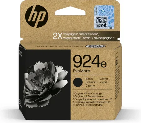 HP Cartucho de Tinta Original EvoMore 924e negra