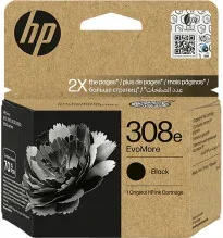HP Cartucho de Tinta Original EvoMore 308e negra