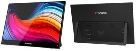 Monitor Portátil Táctil Verbatim Touch Light 14"/ Full HD/ Multimedia/ Negro