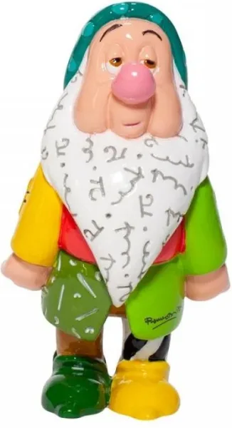 Figura enesco disney blancanieves enanito dormilón estilo britto