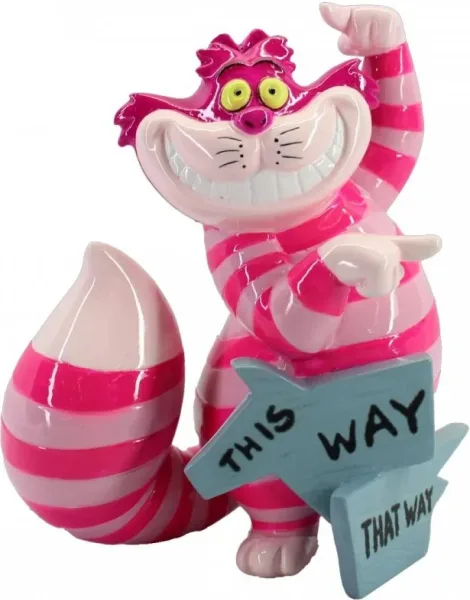 Figura enesco alicia en el pais de las maravillas cheshire this way
