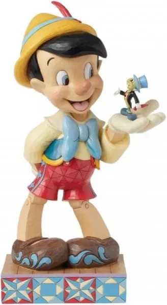 Figura enesco disney pinocchio & pepito grillo