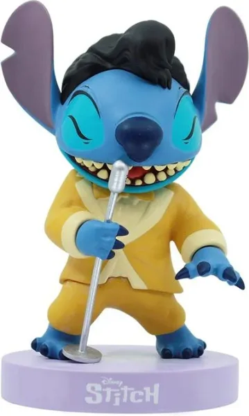 Figura enesco disney stitch elvis traje dorado