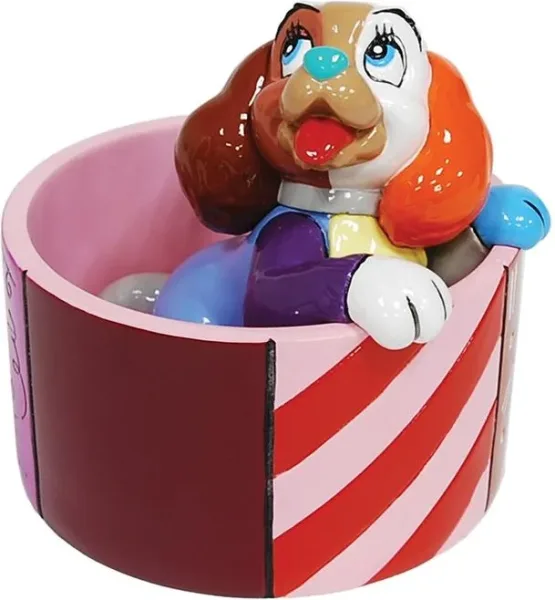 Figura mini enesco la dama y el vagabundo lady by britto