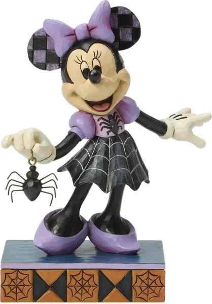 Figura enesco disney minnie con vestido de araña