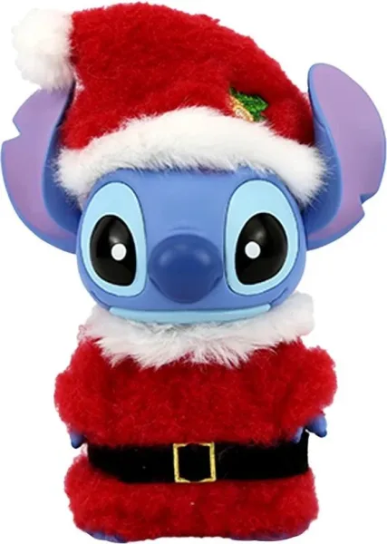 Figura enesco disney stitch papá noel