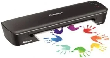 Plastificadora Fellowes Arc A4/ hasta A4 y 80 Micras/ Negra