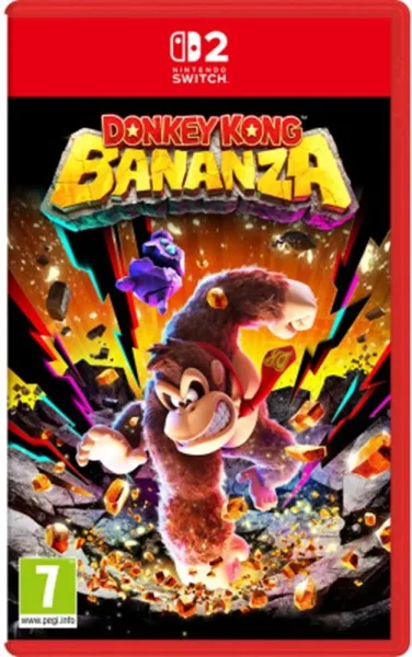Juego nintendo switch 2 -   donkey kong bananza