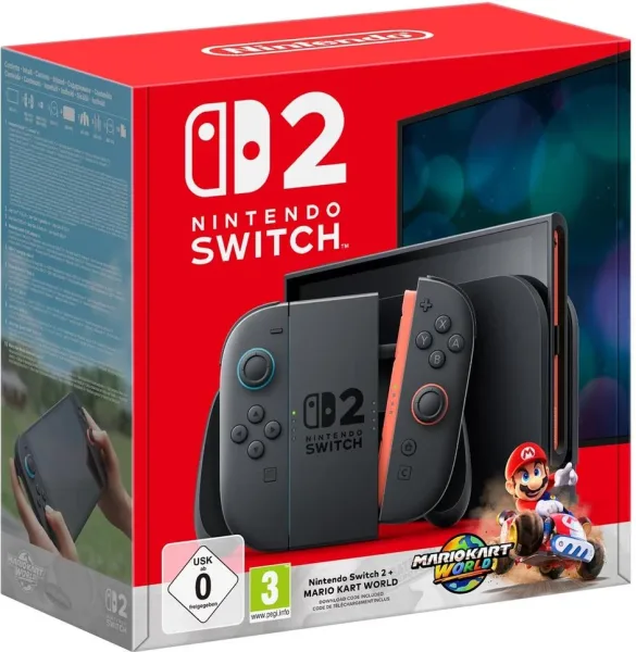 Nintendo Switch 2/ Incluye Código Juego Mario Kart World