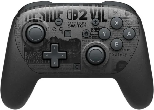 Mando nintendo switch 2 pro controller resident evil requiem edition