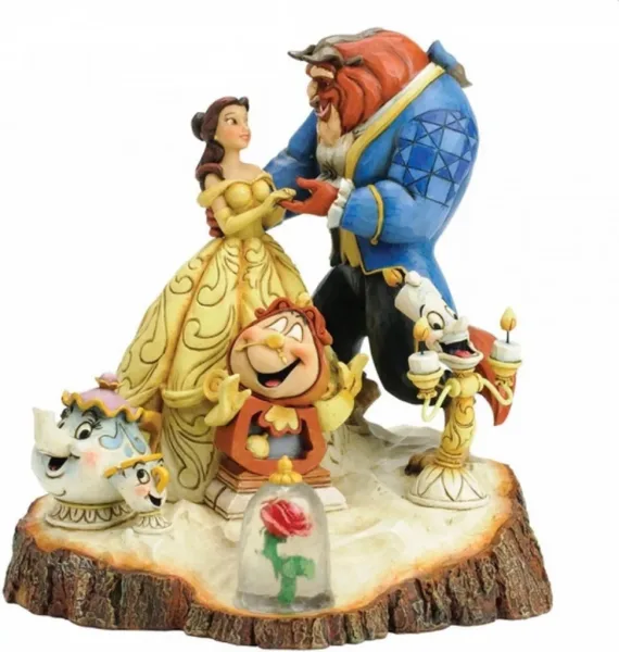 Figura enesco disney la bella y la bestia by heart
