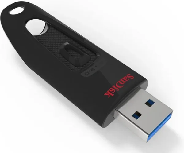 SanDisk Ultra unidad flash USB 64 GB USB tipo A 3.2 Gen 1 (3.1 Gen 1) Negro