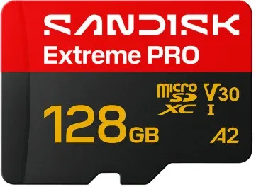 Sandisk Extreme Pro microSD Uhs-I 128GB microSD 250MB/S(R) / 120MB/S(W)