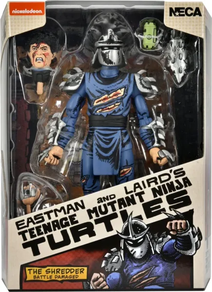 Figura neca tortugas ninja (mirage comics) battle damaged shredder
