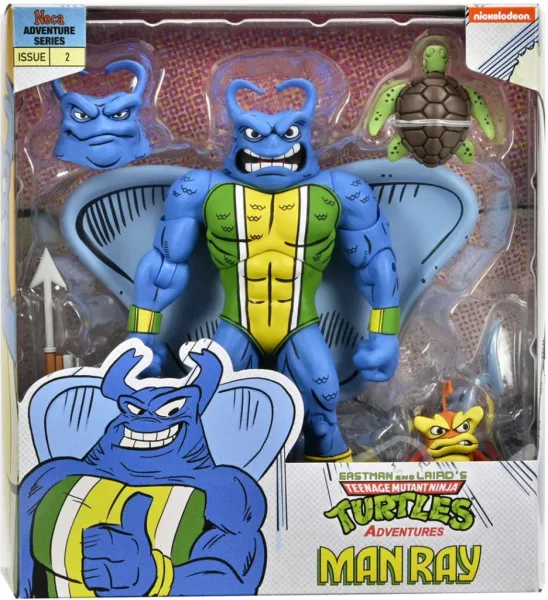 Figura accion neca las tortugas ninja man ray archie comics