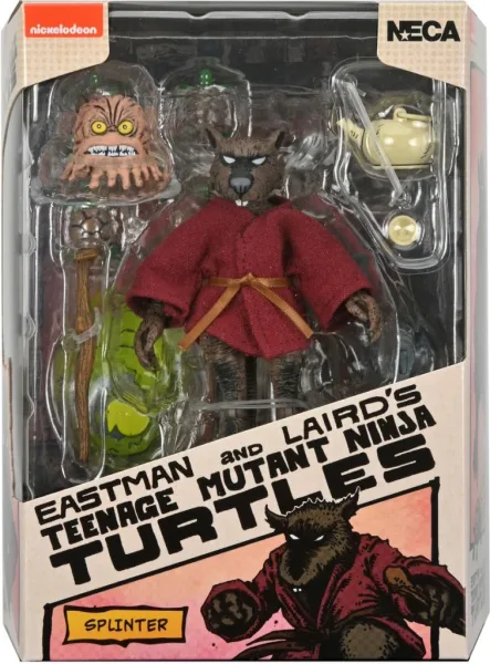 Figura neca tortugas ninja (mirage comics) splinter
