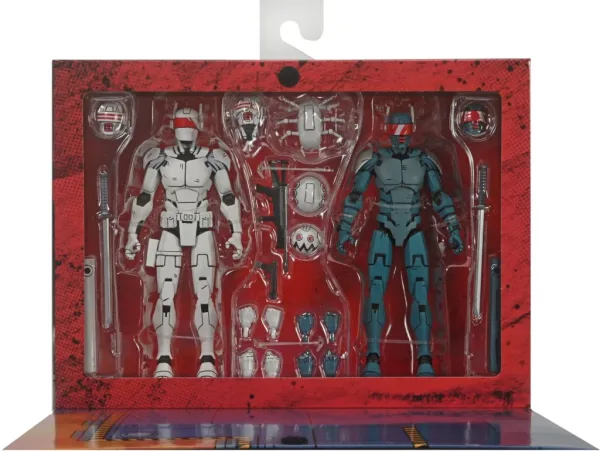 Figura neca teenage mutant ninja turtles synja patrol troop reinforcements pack 2 scale action 18cm