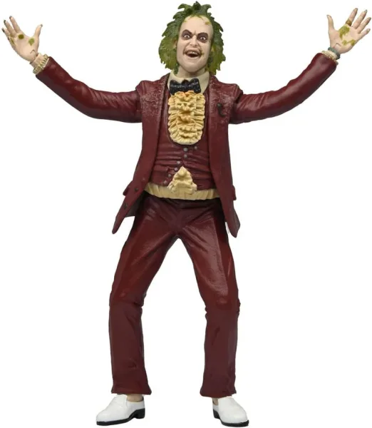 Beetlejuice red tuxedo scale action fig. 18 cm beetlejuice (1988)
