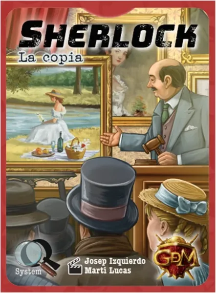 Juego de mesa gdm sherlock: la copia pegi 10