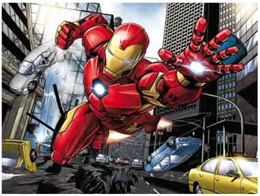 Puzzle lenticular prime 3d marvel iron - man 500 piezas