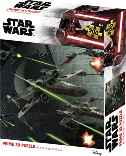 Puzle lenticular prime 3d star wars batalla 500 piezas