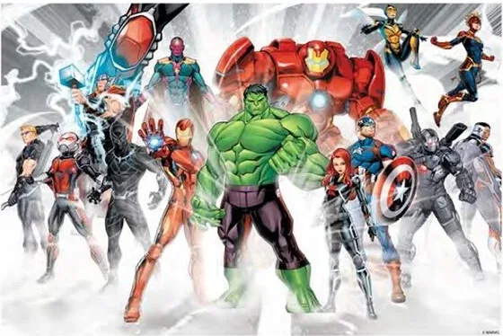 Puzzle lenticular prime 3d marvel vengadores 200 piezas