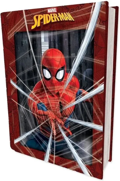 Puzzle libro lenticular prime 3d marvel spiderman 300 piezas