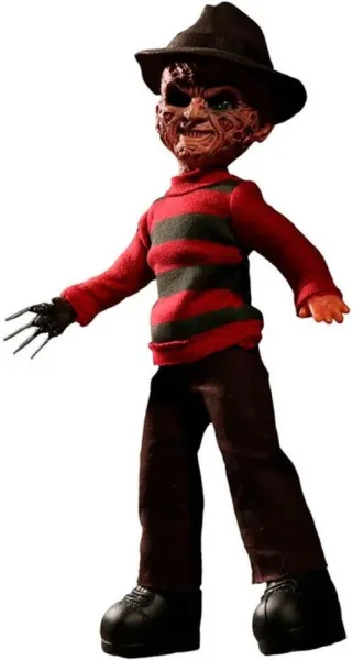 Figura mezco toyz a nightmare on elm street living dead dolls re - run freddy krueger talking 25cm