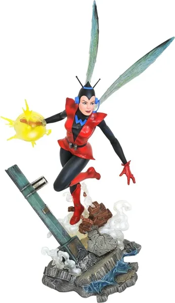 Figura diamond select toys marvel gallery antman & the wasp avispa comic