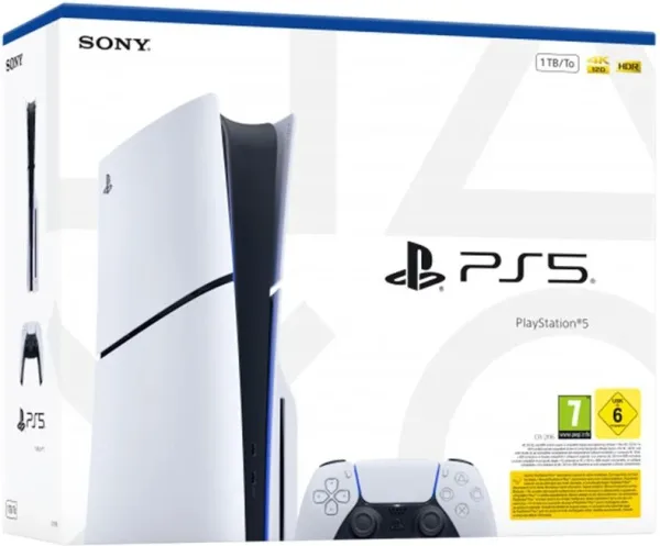 Consola ps5 sony playstation 5 slim 1tb chasis e con lector