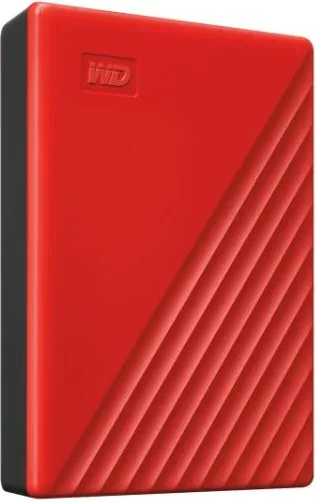 Western Digital My Passport disco duro externo 4000 GB Rojo