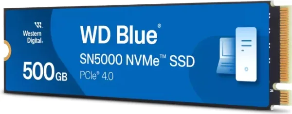 SSD Wd Blue Sn5000 500GB NVMe PCIe 4