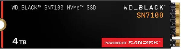 4 TB SSD SERIE M.2 2280 PCIe BLACK NVMe SN7100 WD