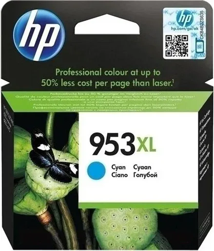 Hp 953Xl Cartucho de Tinta Hp953Xl Cian (F6U16Ae)
