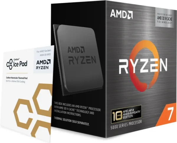 CPU Amd Ryzen 7 5800X3D Am4 10 Th Anvry Box con Cooler