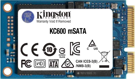 Kingston Technology KC600 mSATA 256 GB Serial ATA III 3D TLC