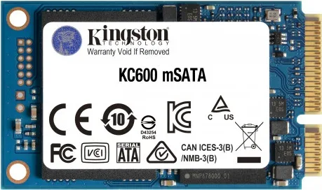 Kingston Technology KC600 mSATA 1024 GB Serial ATA III 3D TLC