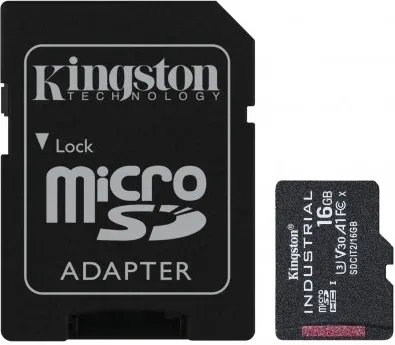 Kingston Technology Industrial memoria flash 16 GB MicroSDHC UHS-I Clase 10