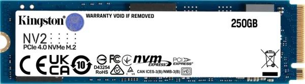 SSD Kingston Nv2 250GB M2 NVMe