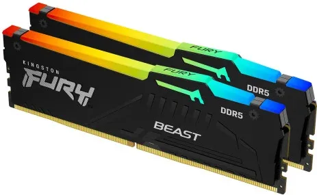 Kingston Technology FURY Beast RGB módulo de memoria 64 GB 2 x 32 GB DDR5 6000 MHz