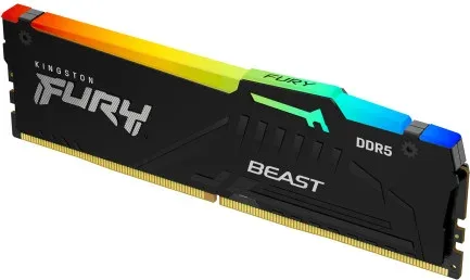 Kingston Technology FURY Beast RGB módulo de memoria 16 GB 1 x 16 GB DDR5 ECC