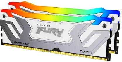Memoria Kingston 48GB 8400Mt/S DDR5 Cl40 Cudimm (Kit Of 2) Fury Renegade RGB White Xmp - Kf584Cu40Rwak2-48