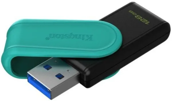 Memoria USB 3.2 Kingston 128GB Dtxs/128GB Black/Turquoise