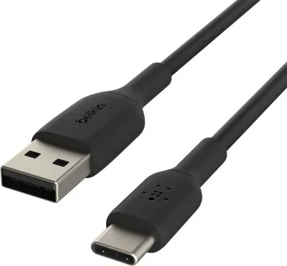 Belkin CAB001BT1MBK cable USB 1 m USB A USB C Negro