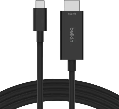 Belkin AVC012bt2MBK 2 m USB Tipo C HDMI Negro