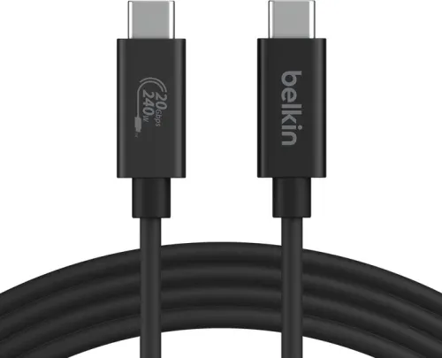 Belkin INZ004BT2MBK cable USB USB4 Gen 2x2 2 m USB C Negro